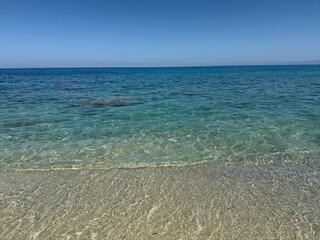 Beautiful sea in Italy, Calabria. Clear sea. Traveling is amazing. Italy is always a great idea.