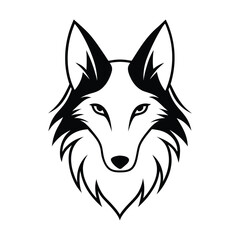 vector illustration of a wolf