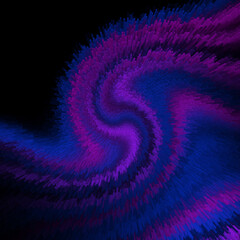 Dynamic abstract spiral background with vibrant purple and blue gradient colors for modern design projects