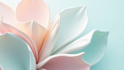 Delicate Pastel Flower Petals Gentle Bloom Soft Colors Nature Beauty