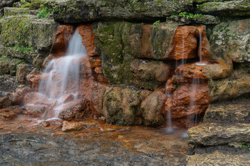 Yellow Spring, this is the famous natural spring that the town of Yellow Springs, Ohio was named...