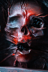 ręcznie wykonana czaszka na pokazy