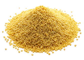 Millet (Finger) seeds isolated on white background png