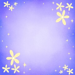 blue floral background