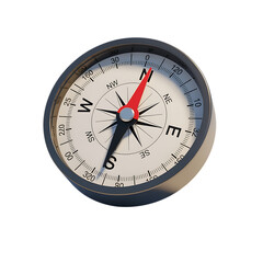 Finding Your Way: A Classic Compass isolated on transparent background