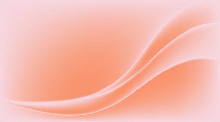 Soft Abstract Peach Wave Background