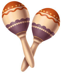 Maracas Music Ornament