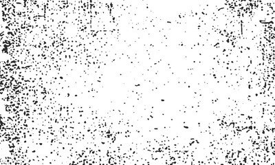 Distressed noise particles texture with speckle dots on white grunge background  Film grain dust texture with white background . 