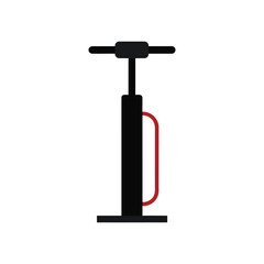 Bicycle pump vector art illustration