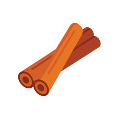 Colorful cinnamon vector art illustration