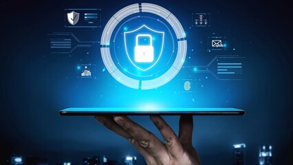 Cyber security protection and cyber security strategies against cyber threats, system hacks,...
