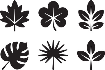 Obraz premium Leaf icons set ecology nature element, green leaf's, environment and nature eco sign. Leaves on white background 