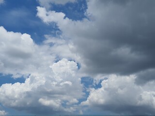 Obraz premium blue sky with clouds