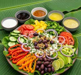 salad with vegetables