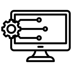 Digital Transformation Icon