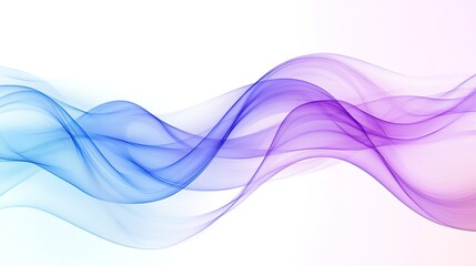 Fototapeta premium Abstract Blue and Purple Wave Patterns for Background Design 