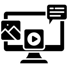 Online Media Icon