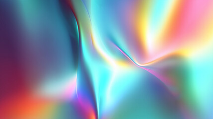 Smooth gradient holographic background