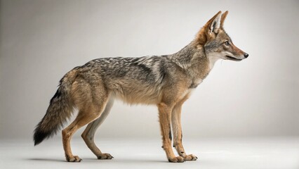 Fototapeta premium Jackal on studio background