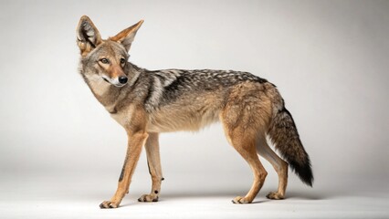 Fototapeta premium Jackal on studio background