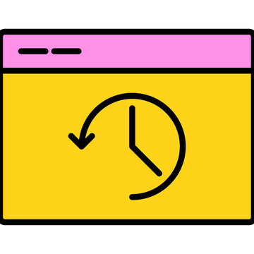 Web Browser Tool reload flat icon design