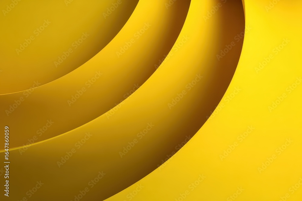 Poster Vibrant yellow seamless gradient background creating dynamic shapes for design and presentation needs in various creative projects