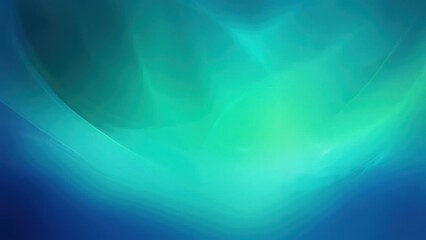 Fototapeta premium Luminous Aqua and Teal Waves on a Serene Blue Gradient