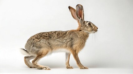 Obraz premium Jackrabbit on studio background
