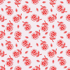 cute flower pattern image for fabric textile or wall decoration
