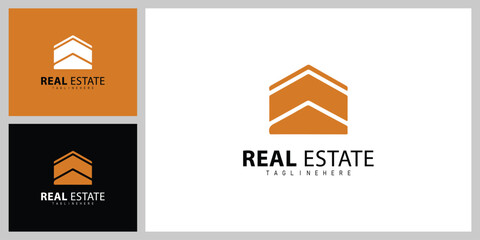 Minimalist Building Icon Logo – Real Estate Business Branding Template