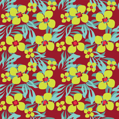 Fototapeta premium seamless floral pattern
