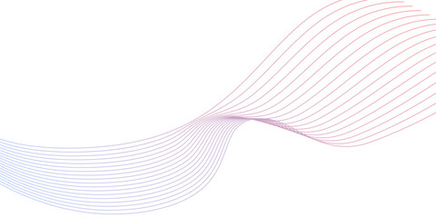 Multicolor blend abstract vector wave line template. Digital future technology concept geometric patterns of lines. Abstract wave lines element for banner, flyer, brochure, poster. Modern flowing wave