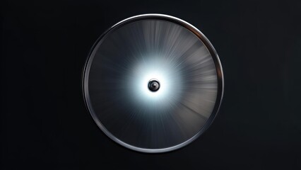 Mysterious Metallic Orb Radiating a Luminous Starburst from its Central Core