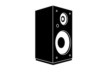 Sleek black speaker with dynamic sound ready for your next party or project, perfect for audio enthusiasts and music lovers seeking powerful audio clarity