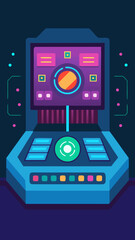 Obraz premium flat geometric city skyline abstract