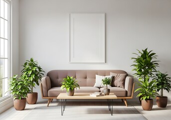 Brighten your home with this inviting living space featuring minimalist decor