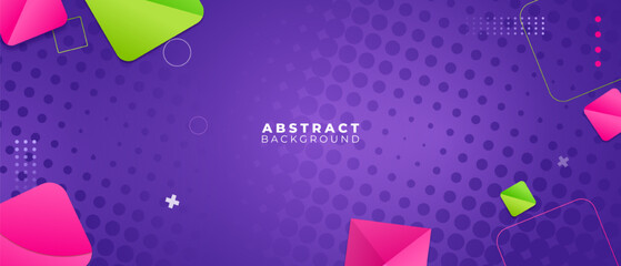 Abstract colorful geometric vector background with origami-style shapes and vibrant design elements