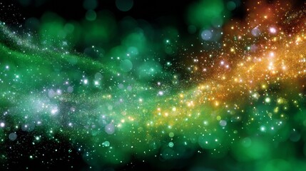 Colorful Bokeh Lights Twinkling in an Abstract Background Creating a Dreamy Atmosphere