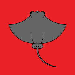 Stingray Vector Illustration