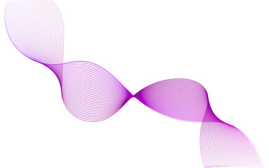 pink ribbon on white wave design.Vector pink abstract colorful smooth wave lines isolated. Design element for wedding invitation, greeting card, banner