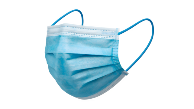 Essential blue medical face mask for personal protection and health awareness, providing safety and care.