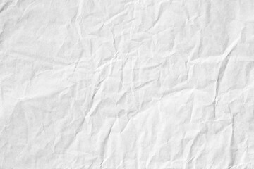 White macro crumpled paper texture