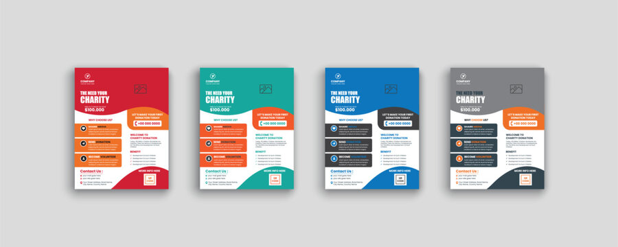 Charity organisation, nonprofit, ngo, donation, fundraising, commonality, flyer design,  social banner,  Poster template, Business Flyer