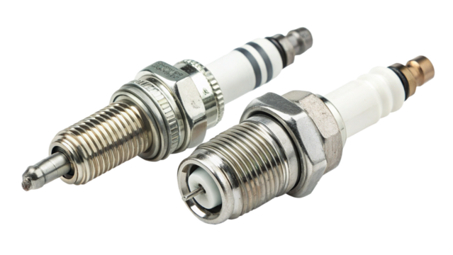 spark plug isolated on white