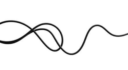 detailed professional high quality Simple White Line Art Design on a Black Background