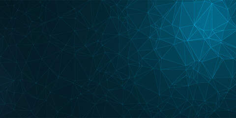 low poly style futuristic tech background for internet connectivity vector