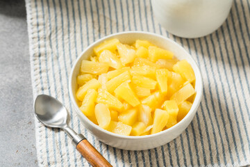 Organic Canned Pineapple Tidbit Chunks