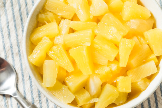 Organic Canned Pineapple Tidbit Chunks