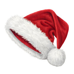 Santa Hat isolated on transparent background