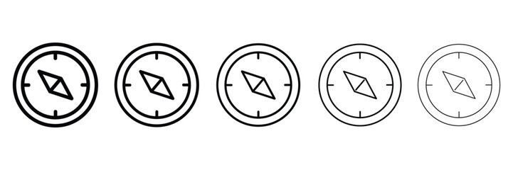 set of directional compass icon vector illustration symbol.  © Sampa1245